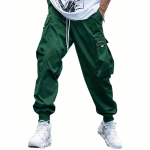 Kvaliteetne Puuvillane Mood  Vabaaja Al Cargo P&uuml;ksid Streetwear Harajuku Jooksud Meeste Spordip&uuml;ksid S roheline