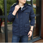 Suure suurusega mitme taskuga meeste talvejope, fliisist vooder, v&auml;limine parkmantel kapuutsiga tuulepluus Paks soe &uuml;ler&otilde;ivas XXXXXL