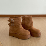 Moodne Moodne V&ouml;&ouml;pandla Naiste Pahkluusa Kingad Moodne Platvorm Paks Tald Kingad Moodne L&uuml;hike Botas Para Mujer 2025 Uus 35 beež