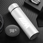 -500ml Car Smart Thermos Mug Stainless Steel ulated Water Bottle For BMW M X1 X2 X3 X5 X6 X7 E90 E60 E46 G20 G30 G32 F30 F40 B-White-2