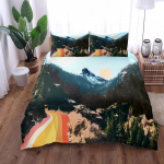 Van Gogh m&auml;gik&uuml;la &otilde;limaal tekikott komplekt Kuningas Kuninganna Kahekordne T&auml;is Kaksik &Uuml;ksik suurus Voodipesu komplekt EU Single(135*200cm)3pcs