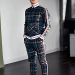 Mood vabaaja Meeste dressid Spordir&otilde;ivad Kaheosalised r&otilde;ivad H&auml;rrasmeeste &uuml;likonnad Ruuduline T&otilde;mblukukomplektid Br&auml;ndi jope Meeste riided Kevad XXXL