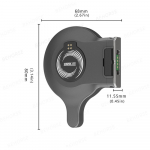 Magnetiline kinnitus DJI Osmo Mobile 8 jaoks Magnetiline r&otilde;ngas Telefonihoidik Kiirvabastusklamber DJI OM 7 Gimbal Stabilisaatori Tarvikute jaoks
