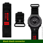 GA2100 Loop Design l&otilde;uendirihm Casio G-SHOCK 5611 GA-2100 GA-2110 GA-B2100 meeste v&auml;lispordiks Nailonist k&auml;ekellarihma tarvik For GA2100 GA-B2100 black