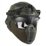 Airsofti mask kaitseprillidega Kaitsevarustus T&auml;isn&auml;oga kaitsekiiver Halloweeni Cosplayi Filmirekvisiidi Paintballi CS-m&auml;ngu jaoks