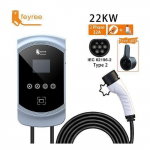Borne de recharge voiture electrique EVSE Wallbox 22kw 3Phase Vope2 C&acirc;ble Prise IEC62196-2.Bazarland30
