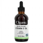 Cliganic, 100% puhas ja looduslik, E-vitamiini &otilde;li, 120 000 IU, 4 fl oz (120 ml)