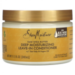 SheaMoisture, Toores sheav&otilde;i, S&uuml;gavniisutav sissej&auml;etav palsam, Lokkis v&otilde;i lainelistele juustele, 11,5 fl oz (340 ml)