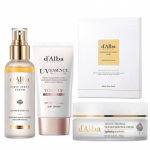 d&rsquo;Alba Valge tr&uuml;hvli esmaklassiline t&auml;ieliku s&auml;ra 4-astmeline erikomplekt SET OF 4