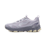 Li Ning Cushioning Slip Resistant Abrasion Resistant Breathable Low top Running Shoes Women's Swiftlet Purple ARXW024-4 36