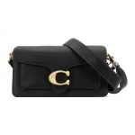 Coach Tabby 26 Klapiga Kivitahvliga Nahast Crossbody Kott Keskmine Naiste kotid Must CH857-B4BK Basic Set (Bag+Dust Bag)