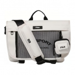FILA Vabaaja Spordi Logo Nailonist Messenger Bag Unisex kotid Kreemikas FS3BCG1003XCRM Cream
