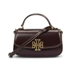 Tory Burch Britten Double T logo klapiga &otilde;lakott/crossbody minikott Naiste k&auml;ekotid Kirsipunane 153726-611 Basic Set (Bag+Dust Bag)