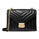 Michael Kors MK Whitney T&auml;hekujulise Logoga Kett-&Otilde;lakott Naiste &otilde;lakott Must 35R4GWHL6U-BLACK Basic Set (Bag)