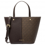 Michael Kors MK Flora Reguleeritav Eemaldatav &Otilde;larihmaga T&otilde;mblukuga K&auml;ekott Naiste tote Pruun 32T5GFFC1B-BROWN Basic Set (Bag)