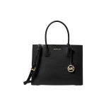 Michael Kors MK Mercer Klassikaline &Uuml;hev&auml;rviline T&ouml;&ouml;le Kaasaskantav Akordion Koti-Kott Suur Naiste K&auml;ekotid Must 35T2GM9S3L-BLACK Basic Set (Bag+Dust Bag)