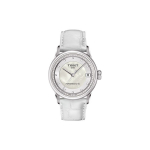 Tissot Luksussari Automaatne Mehaaniline Liikumine 50m Veekindel Kell 33mm H&otilde;bedane Tihvlikell Roostevabast Terasest Korpus Nahkrihm T086.207.16.116.00 White Dial
