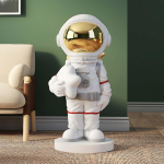 Astronaudi kuju Kosmosekunst Loov kogutav k&auml;sit&ouml;&ouml; Kingitused Kosmonaut valge