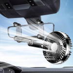 USB-auto ventilaator Auto jahutusventilaator auto sisemuse jaoks Vaikne reguleeritav universaalne kaasaskantav auto ventilaator tahavaatepeeglile haagissuvila maasturi jaoks CHINA