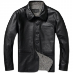 Hiina suuruses klassikalised Gatekeeperi jakid, pikad ehtsast veisenahast jakk Meeste kevad-s&uuml;gismantlid Meeste nahkjakk Chaquetas 2XL must