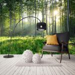 Metsa tapeet 3D Roheline mets Loodusmaastik Seinakatted Elutuba Magamistuba Taustaseina kate Kodu kaunistus 200 cm(W) x 140 cm(H)