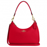 Coach Teri 29 Logoga T&otilde;mblukuga Nahast Crossbody &Otilde;lakott Suur Naiste Kott Punane CV935-IMUP7 Basic Set (Bag+Dust Bag)