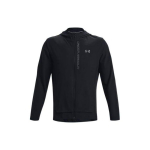 Under Armour UA P&auml;ikesekaitse seeria Kirjalogo Prindiga Kitsas Kapuutsiga Jakk Meeste &Uuml;ler&otilde;ivad Must 1376794-002 L
