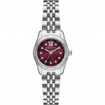 Michael Kors MK4968 Lexington Burgundiapruuni sihverplaadiga naiste k&auml;ekell 26mm h&otilde;be