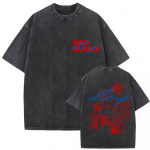 Vintage pestud puuvillased t-s&auml;rgid Bad Bunny Debi Tirar Mas Fotos DTMF F&auml;nnide kingitus Merch T-s&auml;rgid Meeste naiste riided L&uuml;hikeste varrukatega t-s&auml;rgid L