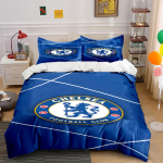 Chelsea Jalgpalliklubi logo. Voodipesukomplektid Tekikotikomplektid Tekikotid Padjap&uuml;&uuml;rid(1 * Tekikott 2 * Padjap&uuml;&uuml;ri (tekk ei kuulu komplekti)) 135x200cm