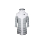 Nike Sportswear Windrunner Alla T&auml;idisega Pikk Kapuutsiga Jakk Meestele Hall Hall Meeste AA8854-101 L gray