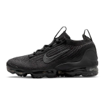 (GS) Nike Air VaporMax 2021 Flyknit 'Triple Black' Lastele DB1550-001 EU 37.5