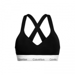 Calvin Klein V&auml;rviplokkide Kirjatr&uuml;ki Varrukateta Rinnahoidja Naiste Aluspesu Must QF1654-001 XS