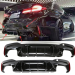 BMW 5. seeriale G30 G38 M5 2018-2023 auto tagumise kaitseraua alumine lipspoileri eraldaja 2018-2020 Black