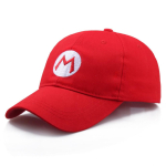 (Punane) Super Mario t&auml;iskasvanute pesapallim&uuml;ts Punane Roheline M&uuml;tsid red