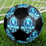 SSC Napoli jalgpall Suurus 5 V&auml;rviline Masin&otilde;mmeldud PVC V&otilde;istlusvalmis Vastupidav K&otilde;rgelt p&otilde;rkav
