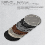 LE SSERAFIM Sound Coin Album 5th Mini Album 'HOT' gray