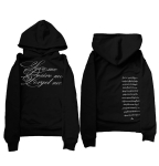 Euroopa ja Ameerika pikkade varrukatega pullover-kapuutsiga dressipluus, tume retro punk prindiga jakk y2k t&auml;navamood Instagram XS must