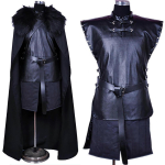 Meeste Cosplay kost&uuml;&uuml;mikomplektid Jon Snow kost&uuml;&uuml;mid Troonide m&auml;ngu keep gray