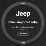 Jeep Grand Cherokee Wrangler JK Renegade Patriot Commander Compass Gladiator Wagoneer Auto Suede Ventileeritav Roolikate