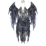 M-XL uus halloweeni tume ingli kost&uuml;&uuml;m Ingli cosplay kummituste festivali haldjas ingel lava kost&uuml;&uuml;m M gray