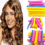 18 tk/komplekt naiste moodne pikk 25cm*2,5cm ja l&uuml;hike 15cm*2,5cm Magic Ringlet juuksekoolutaja