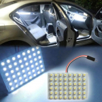 48 LED-i T10 4W 12V valge valgusega auto sisepaneeli tuled kuppellambi pirn