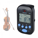 Kerge ja mini professionaalne klipp Digital Beat Metronome LCD-ekraanil muusikariistade jaoks must