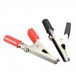 2 tk punane must alligaatori klamber 4 mm banaani emase tungraua testadapterile 55 mm