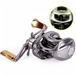 Baitcasting Reel 9+1BB 7.0:1 Ultra Smooth Casting Reel t&auml;ismetallist vasaku/parema k&auml;epidemega p&uuml;&uuml;girull left h&otilde;be