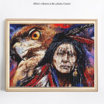 Teemanttikandid T&auml;isekraaniga Lady Teemantmaaling &Uuml;mmargused kivid Teemant 20X30