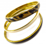 Les Tr&eacute;sors De Lily [J6841] - Bracelet cr&eacute;ateur 'Safari Queen' marron beige dor&eacute; beež