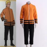 Scione Anime Joonisfilm Cosplay Viimane Shippuden Uzumaki Joonisfilmi Kost&uuml;&uuml;m Oranž Mantel Kolmveerandpikkusega P&uuml;kskost&uuml;&uuml;m S