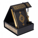 Lux Islami kinkekomplekt | Koraan, palvevaip, Crystal Tasbih Box | Islami pulmakinkekomplekt | Islami s&uuml;nnip&auml;evakingitus | Eid kingitus | Kingitus Temale must